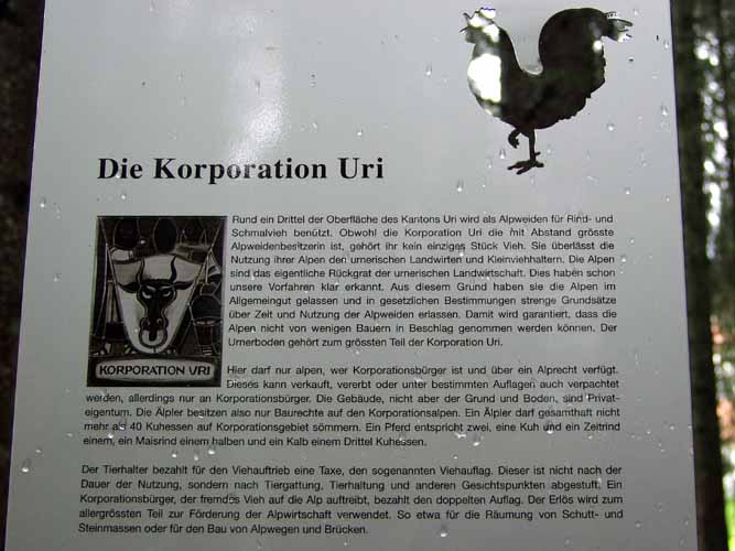 Urnerboden Korporation Uri