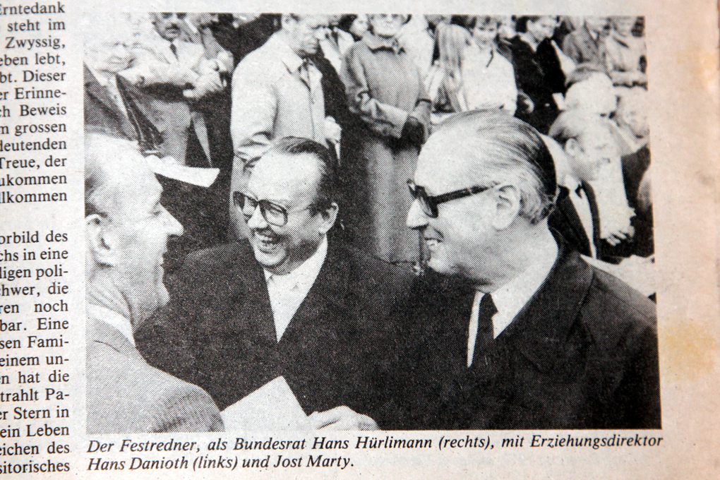 Hans Huerlimann Hans Danioth Jost Marty