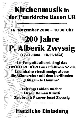 Sonderausstellung Zwyssig