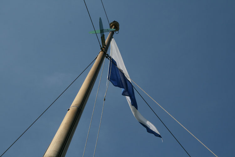 Himmelwärts Schiffsfahne