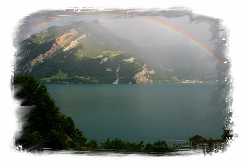 Regenbogen ber dem Rophaien