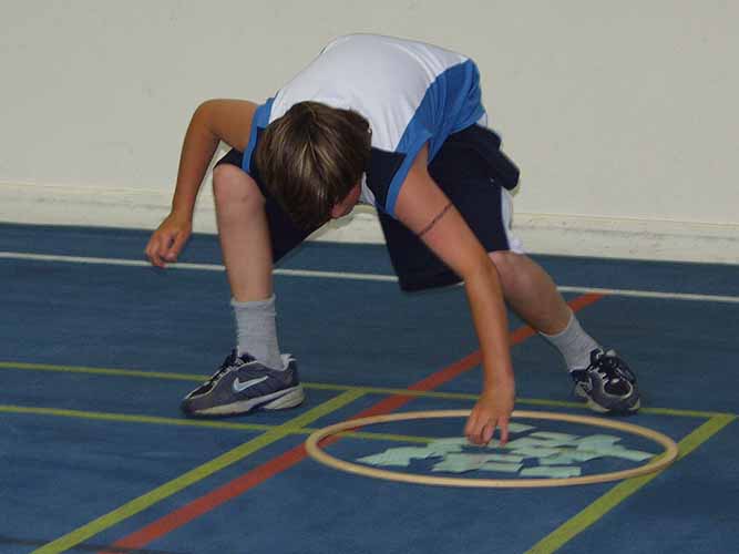 Schule in Bauen Uri Turnen