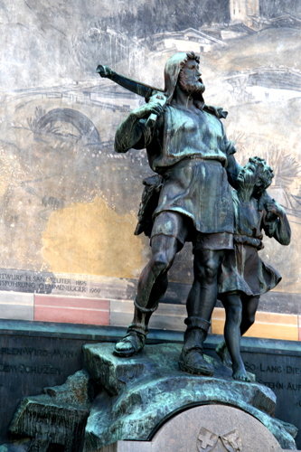 Tell Denkmal in Altdorf