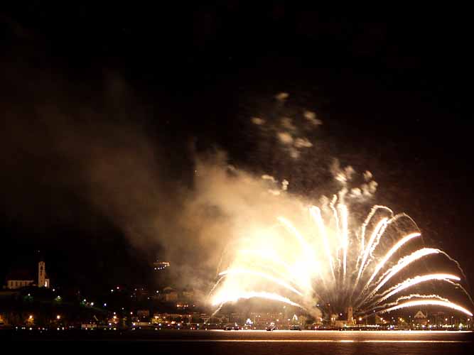 1.August Feuerwerk Flelen Uri Schweiz