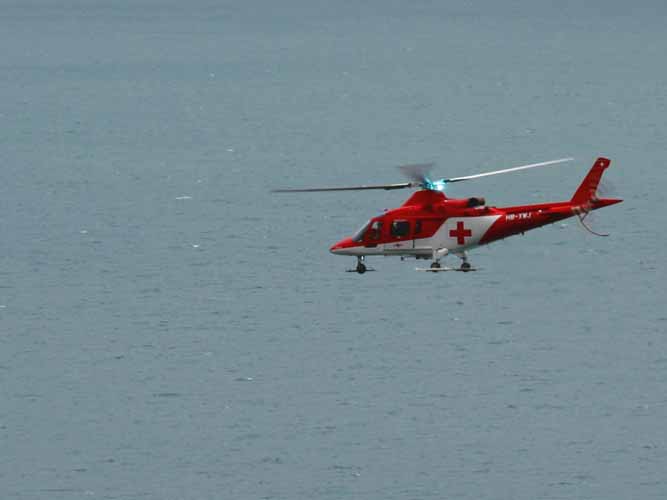 Seenot Rettungsbung in Bauen