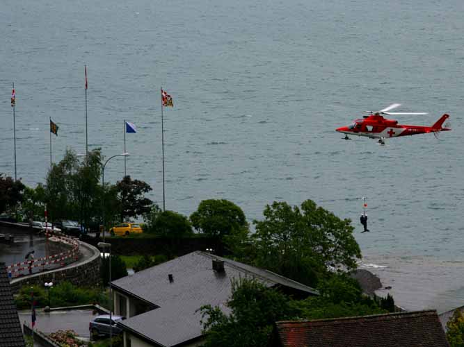 Seenot Rettungsbung in Bauen