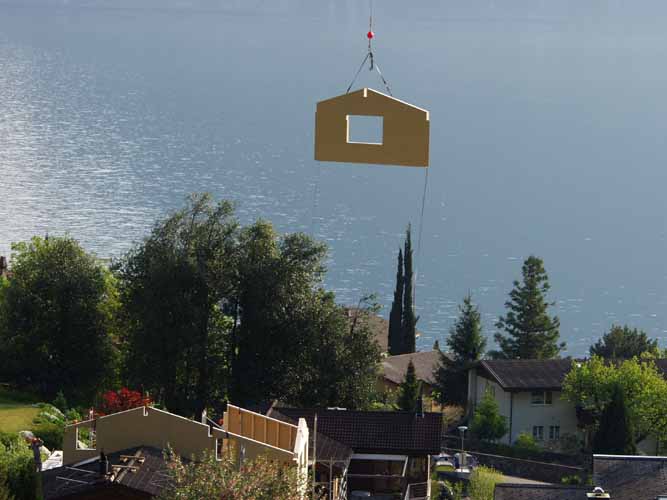 Bissig Holzbau Aufstockung eines Hauses