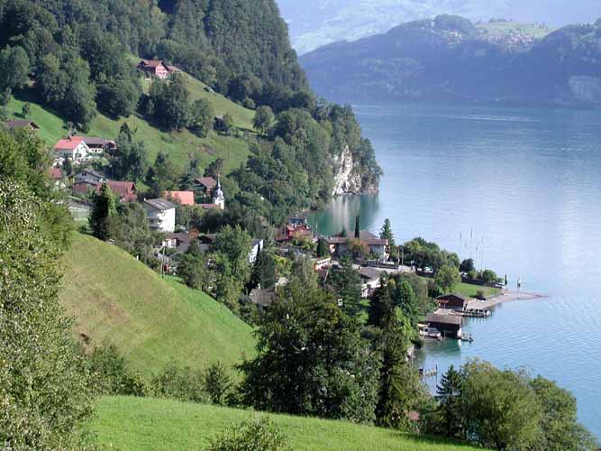 Bauen Isenthal Isleten Wanderung Postautofahrt