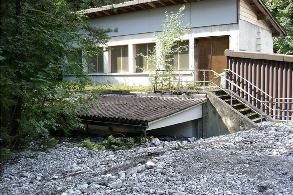 Hochwasser bei der Cheddite