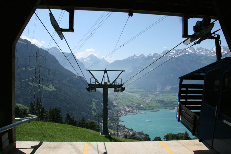 Oberaxen Ankunft Blick nach Flelen