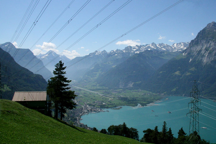 Oberaxen Blick Reussdelta Flelen Gitschen Bristen