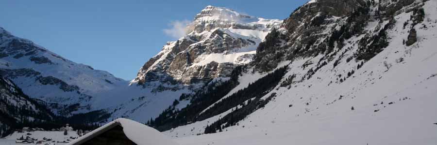 Urnerboden Winter Uri