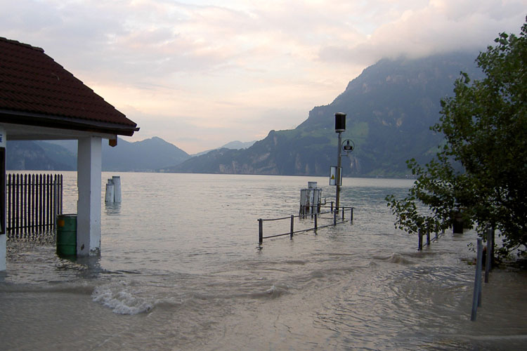 Hochwasser Isleten