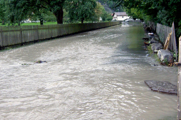 Hochwasser Isleten