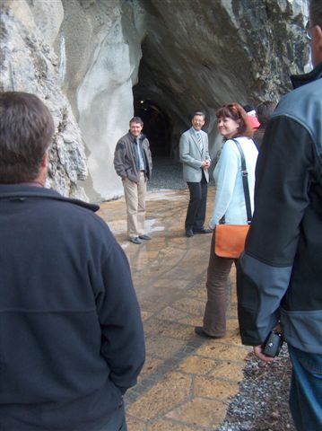 Erffnungsfeier neuer Tunnel Weg der Schweiz